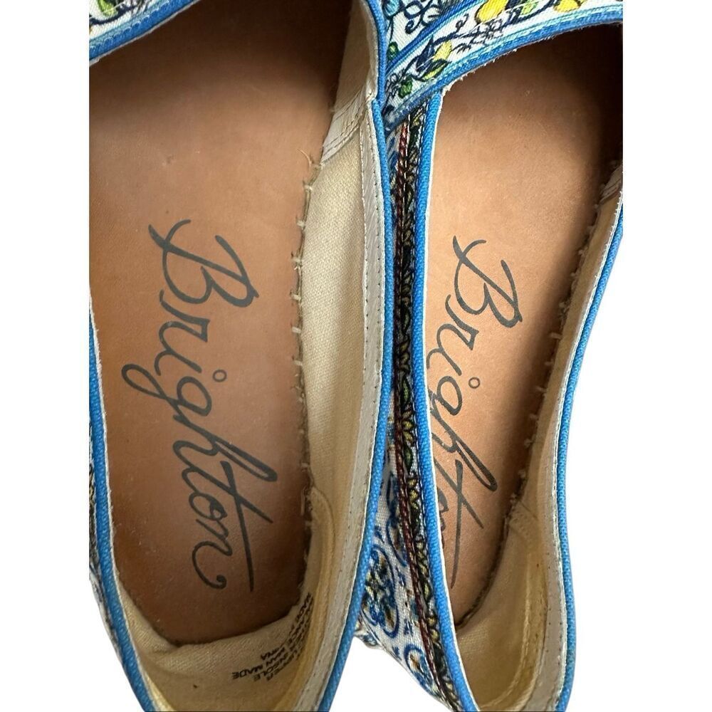Brighton Lemony Loafers Shoes Espadrille Flower Floral Flats Size: 8 - Picture 6 of 6